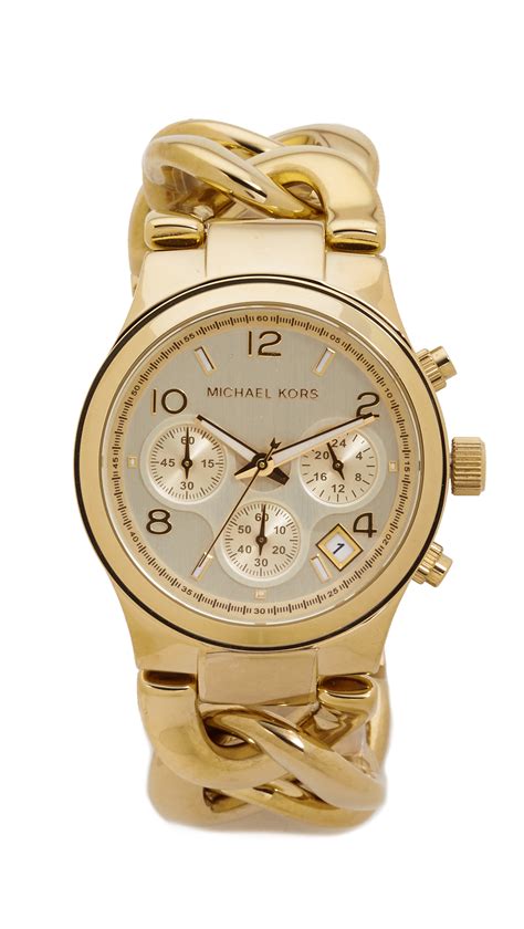 michael kors twisted bracelet watch|Michael Kors Women's Runway Gold.